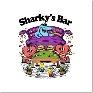 SHARKY'S BAR Posters and Art